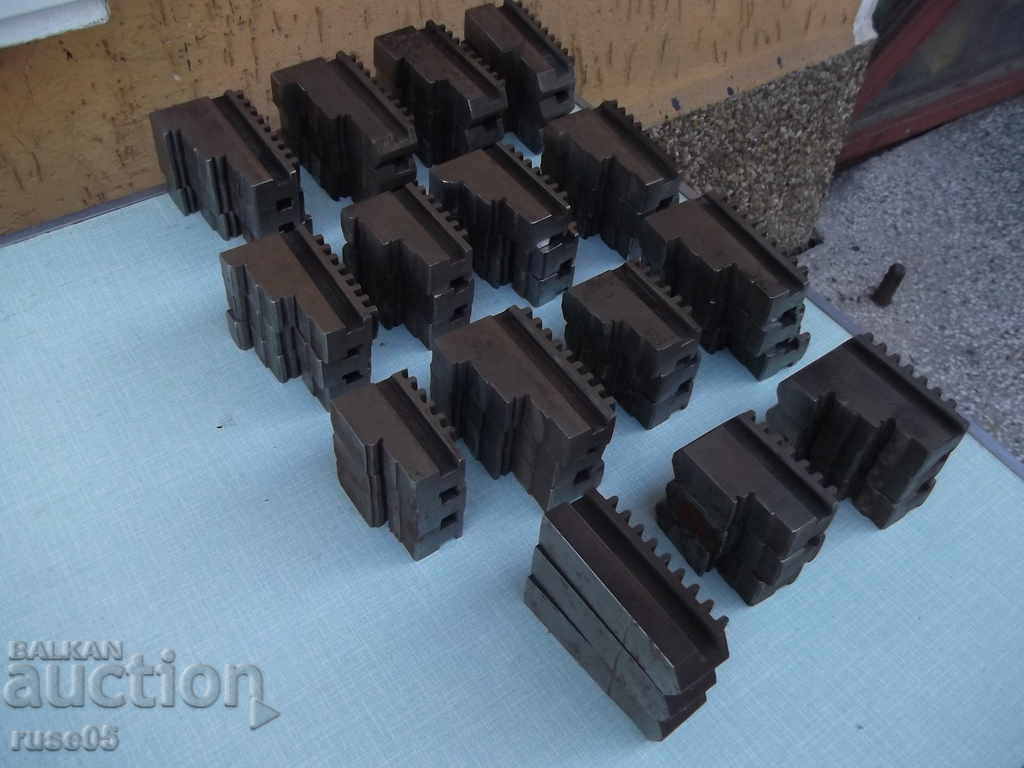 Lot of 15 pcs. the set of jaws for a three-jaw universal - 5 Lot of 15 pcs. the set of jaws for a three-jaw universal - 5