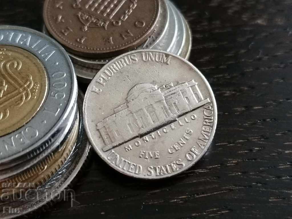 Coin - US - 5 cents 1983