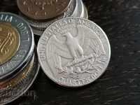 Monedă - SUA - 1/4 (sfert) de dolar 1991