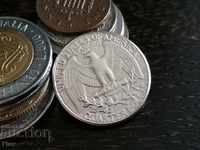 Monedă - SUA - 1/4 (sfert) de dolar 1987