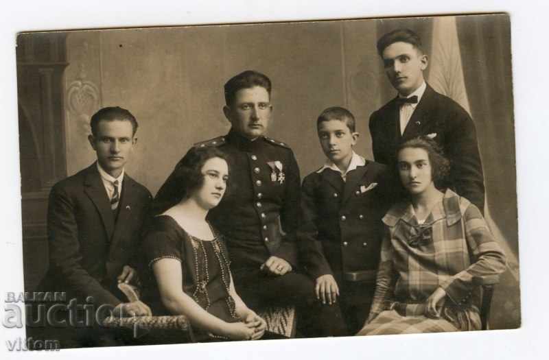 Военен униформа ордени Самоков 1926 снимка