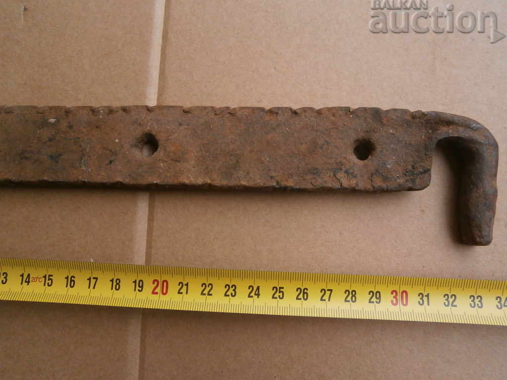 Delivery of old wrought iron hinge for oak door Delivery of old wrought iron hinge for oak door