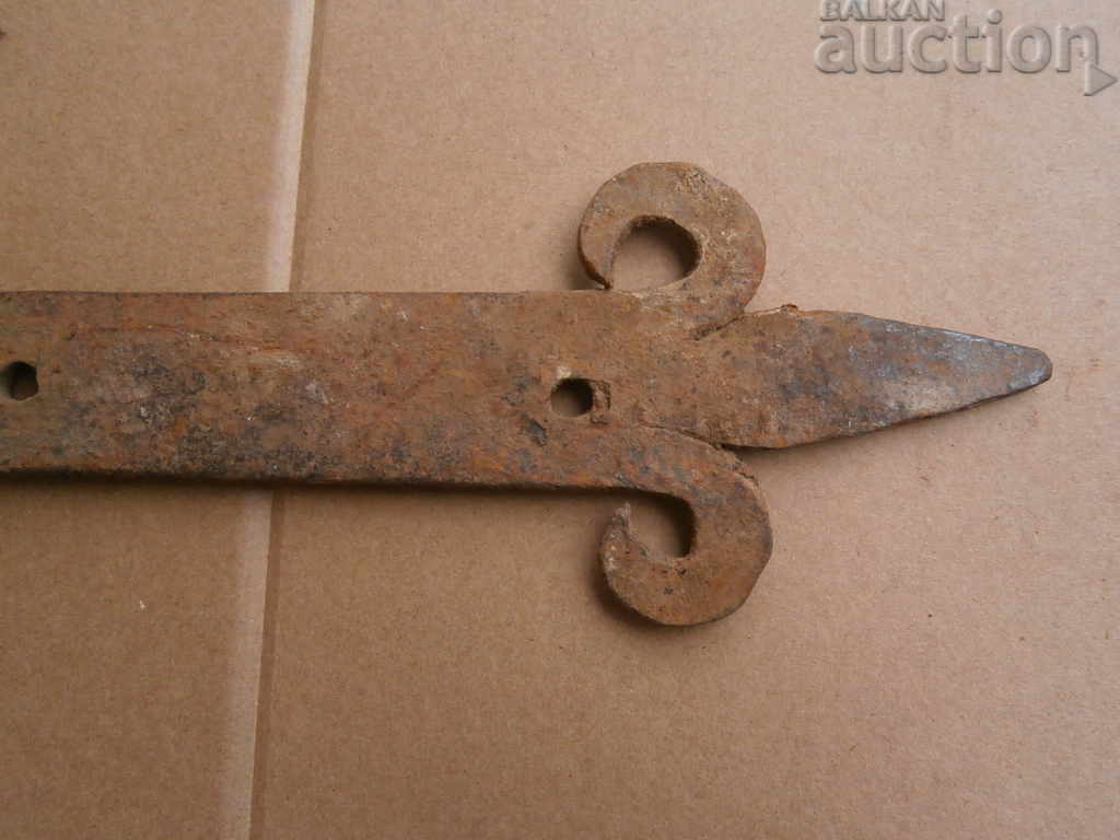 old wrought iron hinge for oak door - 6 old wrought iron hinge for oak door - 6