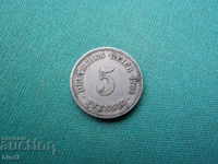 Germania Reich 5 Pfennig 1903 A Rare