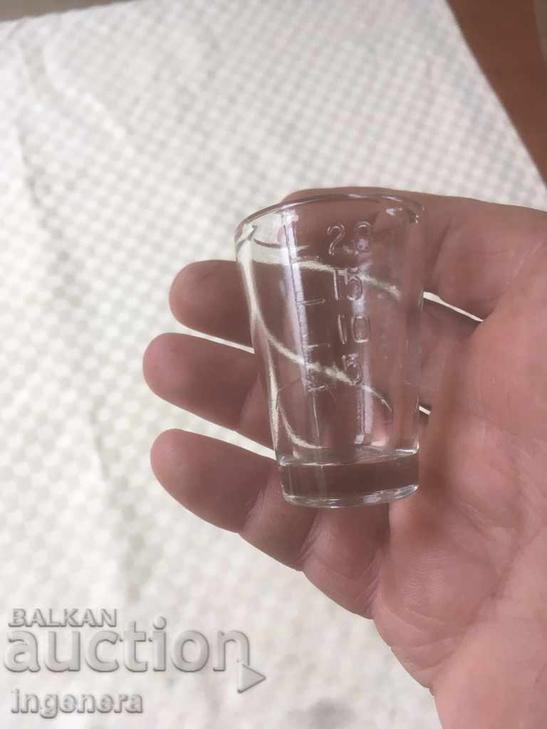 MEASURING GLASS MEASURED BRC RELIEF