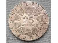 25 shillings 1965. Austria. # 1