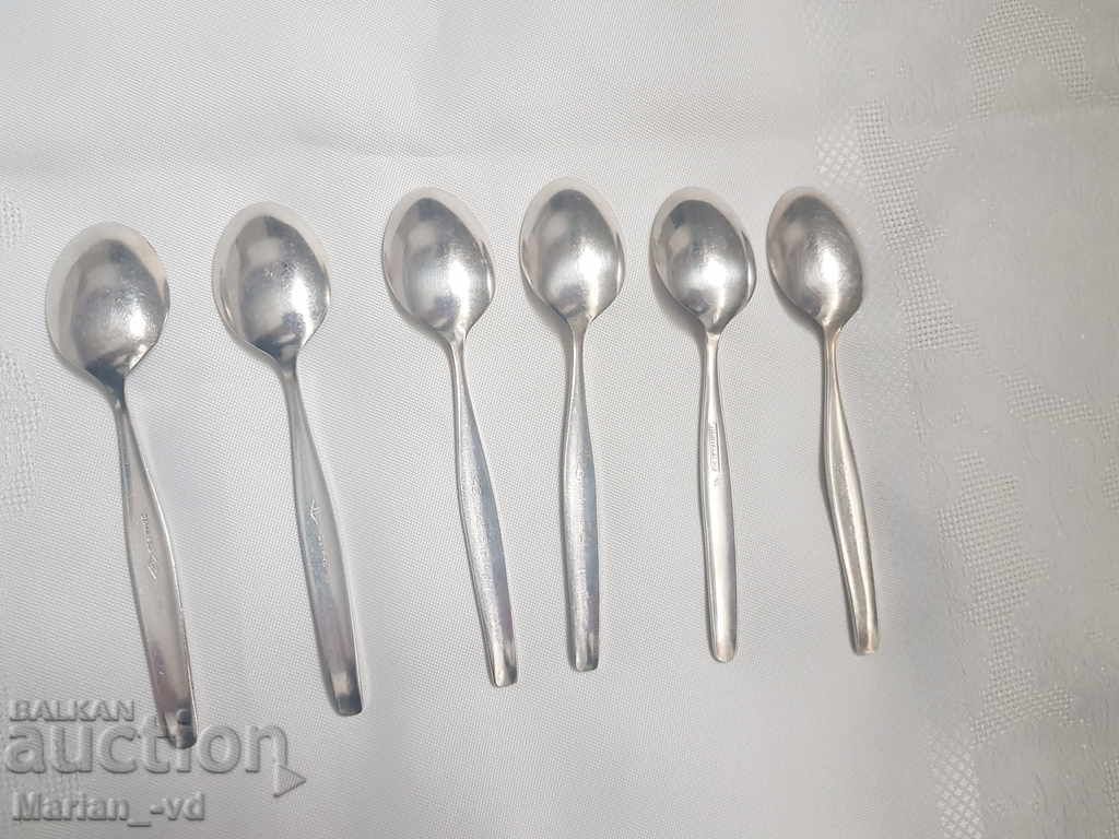 Delivery of Silver-plated teaspoons - 6 pieces Delivery of Silver-plated teaspoons - 6 pieces