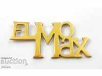 Όμορφο Διαφημιστικό Σήμα-ELMOMAX-Έμβλημα-Βίδα-Επιχρύσωση