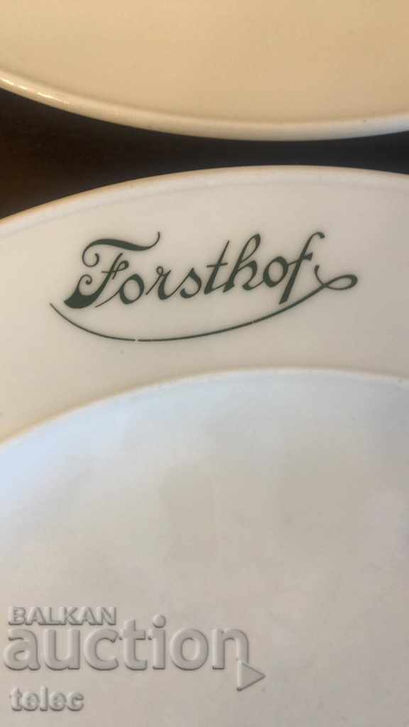 Auction Rosenthal monogram plate set - reduced price Auction Rosenthal monogram plate set - reduced price