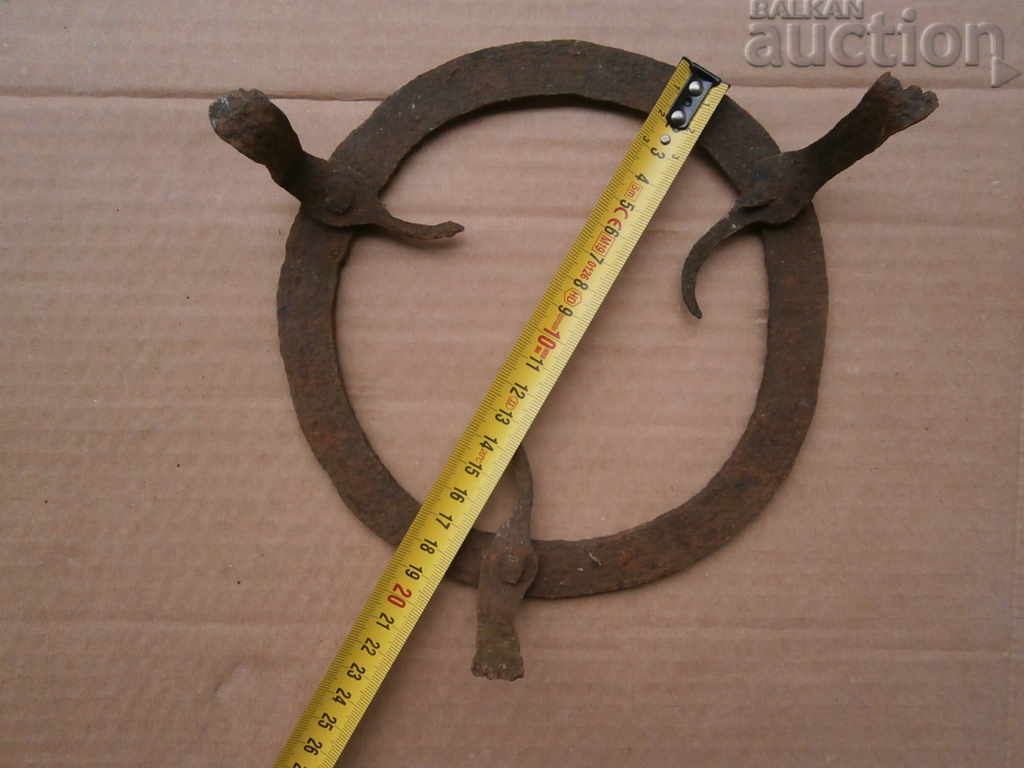 Ancient small wrought iron, hearth, grill, wrought iron - 5 Ancient small wrought iron, hearth, grill, wrought iron - 5