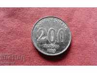 200 rupii 2016 Indonezia