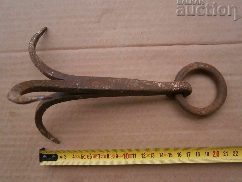 old forged hook hook anchor - 6