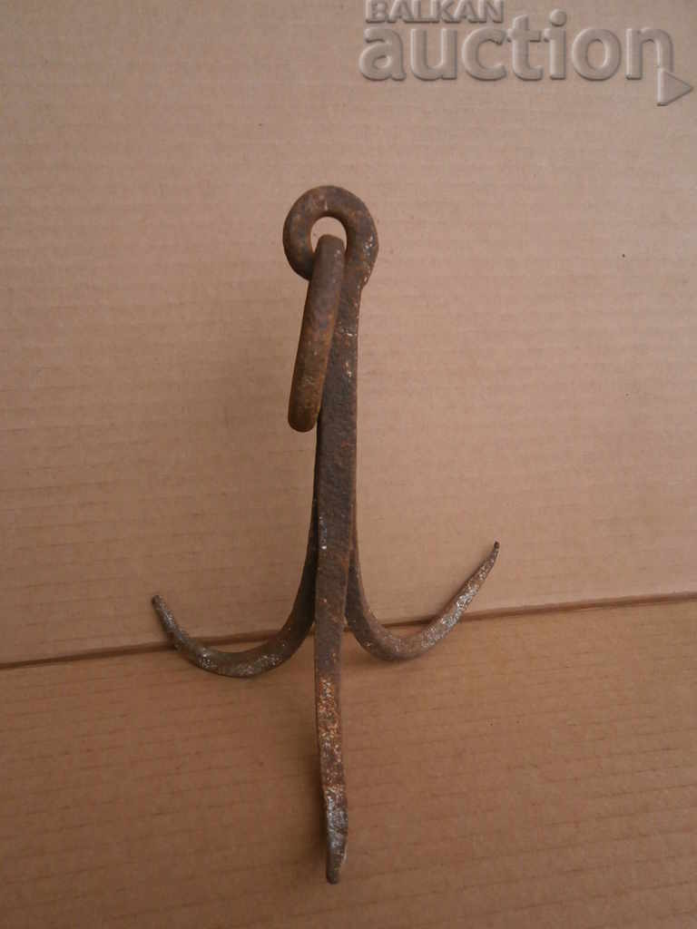 old forged hook hook anchor