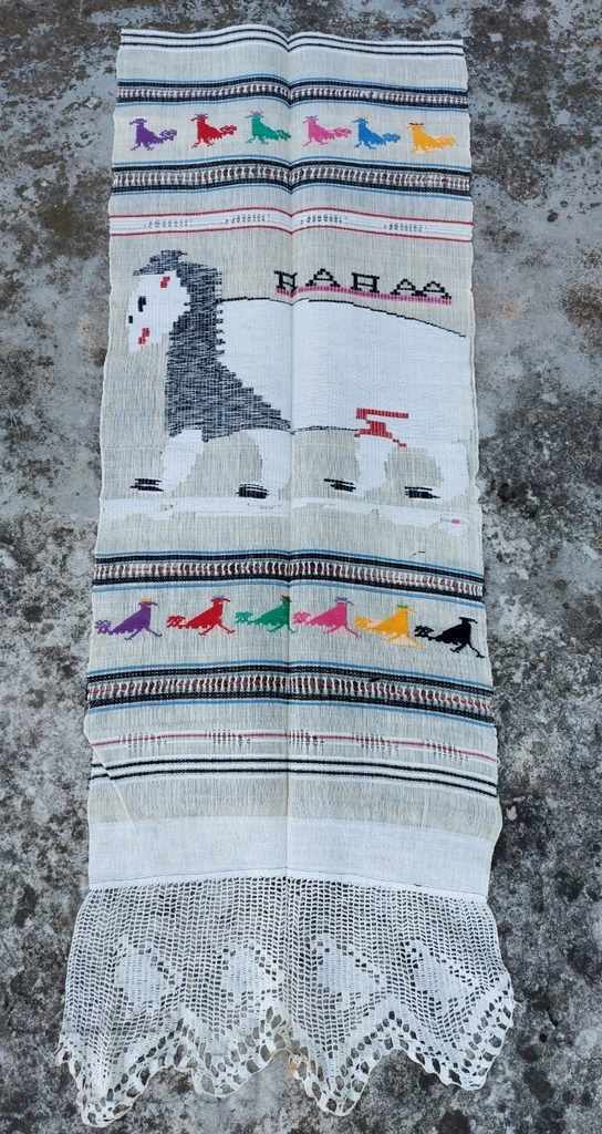 OLD AUTHENTIC TOWEL MESAL TOWEL FROM CHEESE CHICKEN LAMB LION