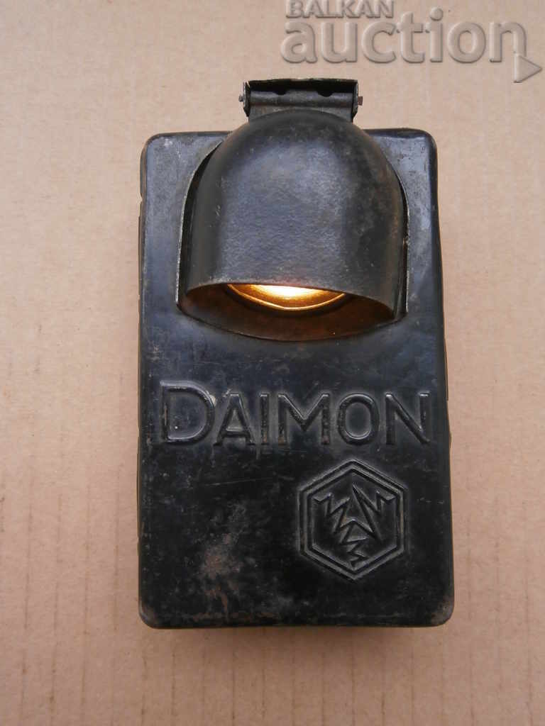 Old flashlight DAIMON lamp spotlight Vermakht WW2 with price 110.00 BGN | € 56.24 Old flashlight DAIMON lamp spotlight Vermakht WW2 with price 110.00 BGN | € 56.24