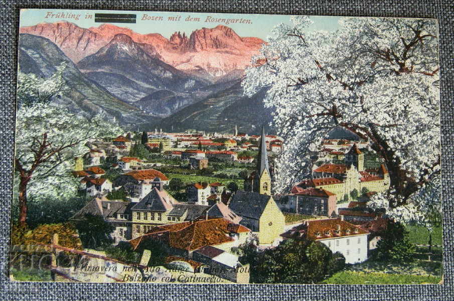 Bozen Bolzano 1918 Italy postcard PC