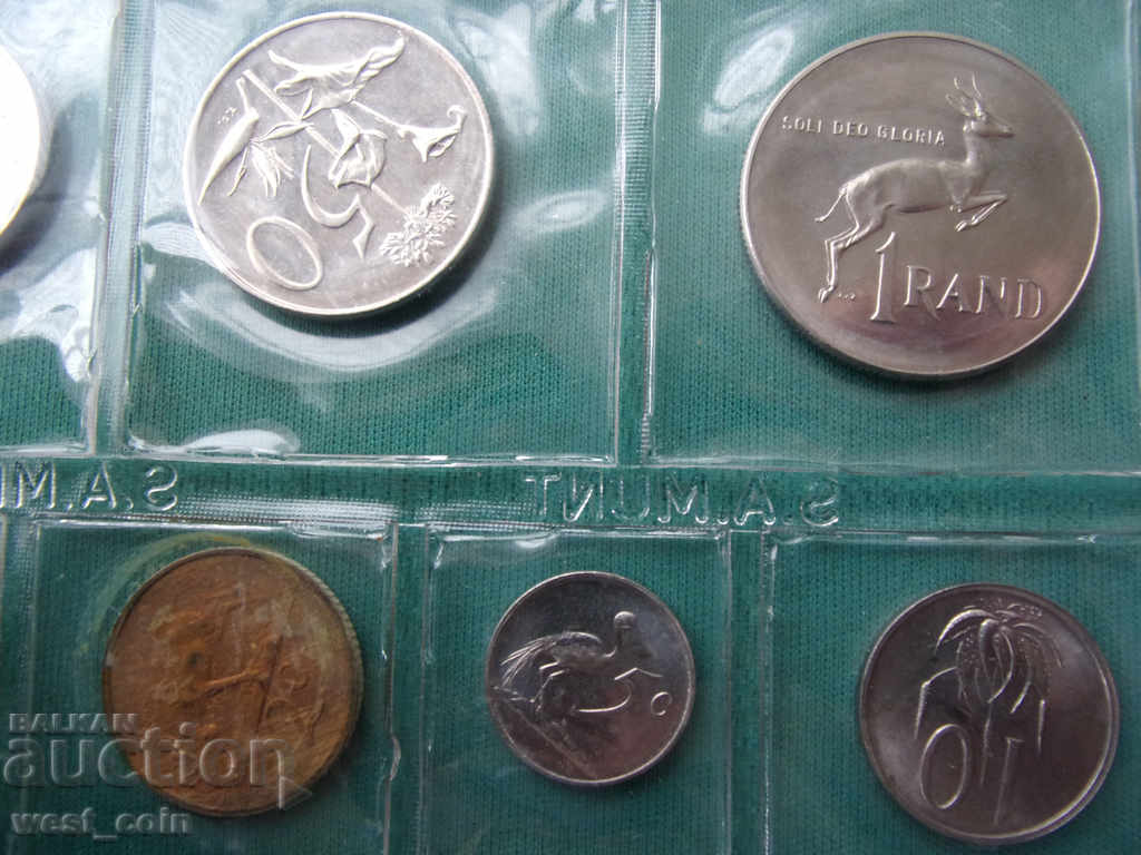 ЮАР  Минт Сет Монети 1980  UNC с цена € 7.67 | 15.00 лв.