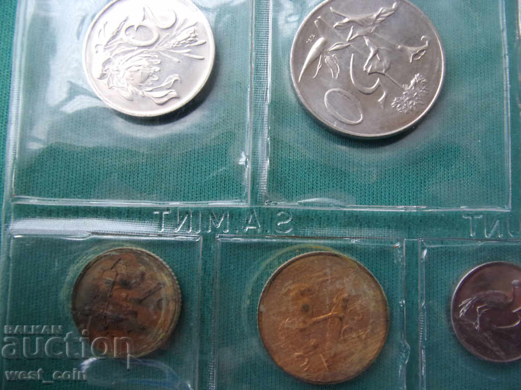 Аукцион ЮАР  Минт Сет Монети 1980  UNC