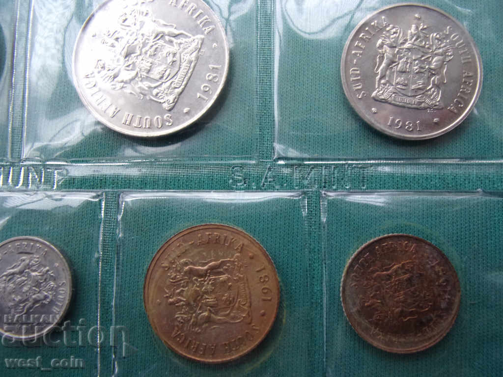 Νόμισμα Αφρική Νομισματοκοπεία Σετ Νομισμάτων 1981 UNC - 6 Νόμισμα Αφρική Νομισματοκοπεία Σετ Νομισμάτων 1981 UNC - 6