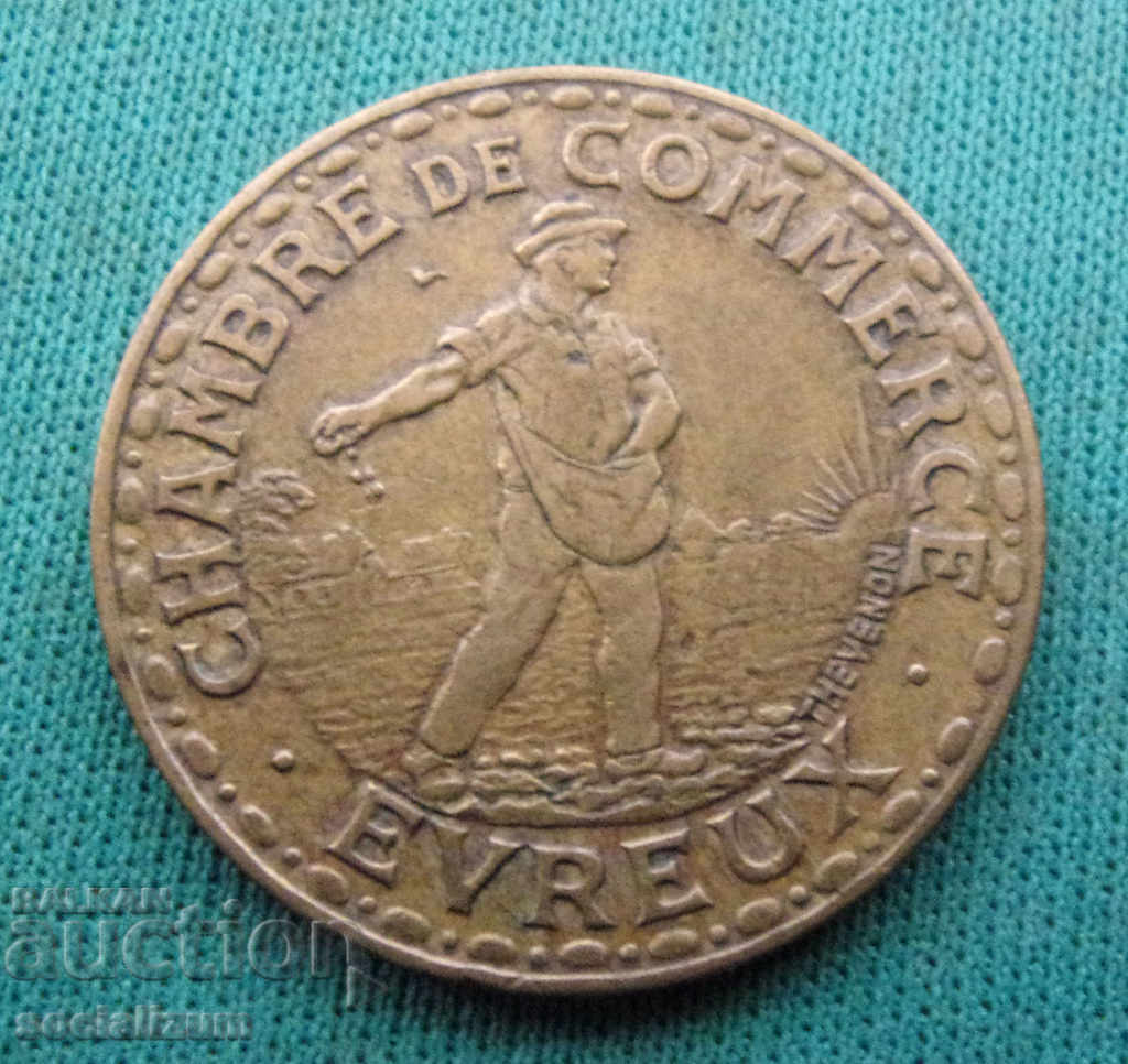 Franța 1 Franc 1922 Rare