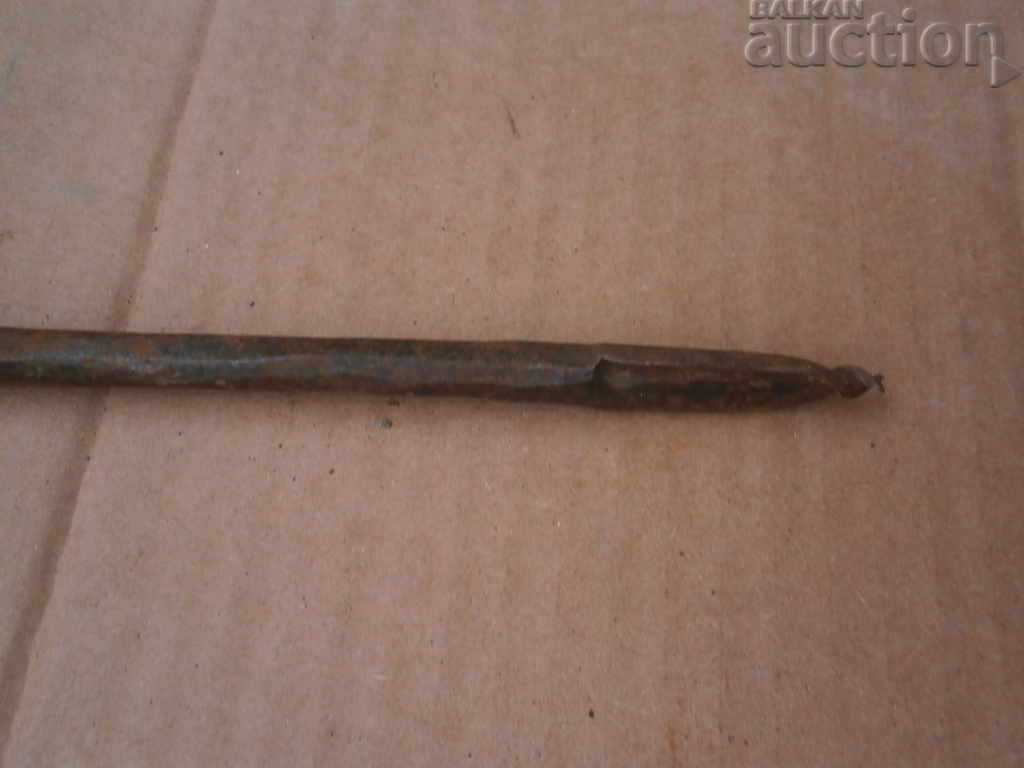 an old forged drill bit with price 21.00 BGN | € 10.74