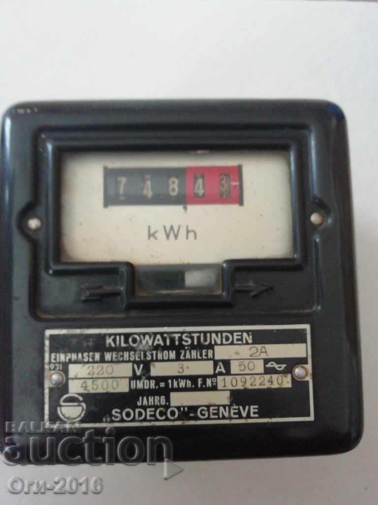 Collectible old ELECTROMER ,, SODRCO - GENEVE