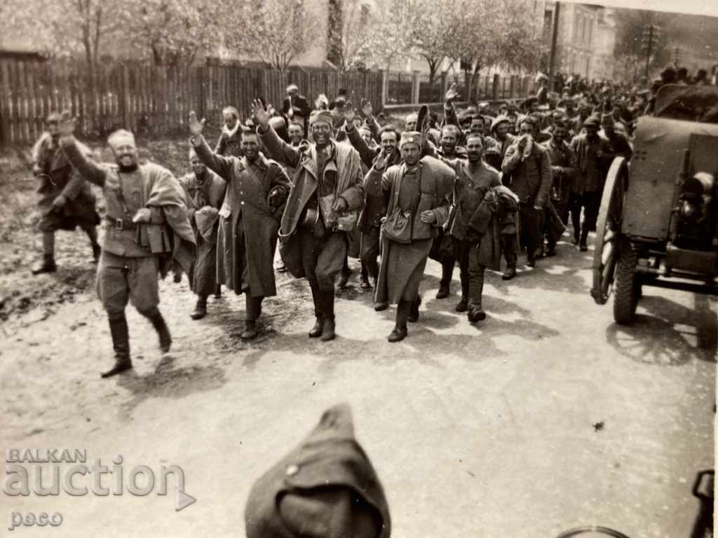 Serb / Croatian / captives on the Pirot-Tsaribrod road in 1941 with price 80.00 BGN | € 40.90 Serb / Croatian / captives on the Pirot-Tsaribrod road in 1941 with price 80.00 BGN | € 40.90