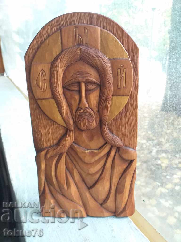 Παλαιά ξυλογλυπτική εικόνα με τιμή 190.00 BGN | € 97.15 Παλαιά ξυλογλυπτική εικόνα με τιμή 190.00 BGN | € 97.15