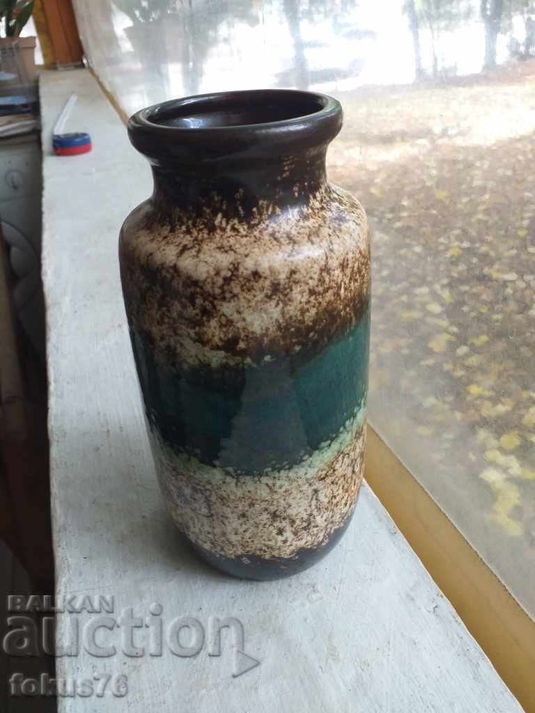 Auction Vase German ceramics lava Auction Vase German ceramics lava