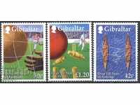 Mărci pure Sport 100 de ani Cricket de fotbal 1999 din Gibraltar