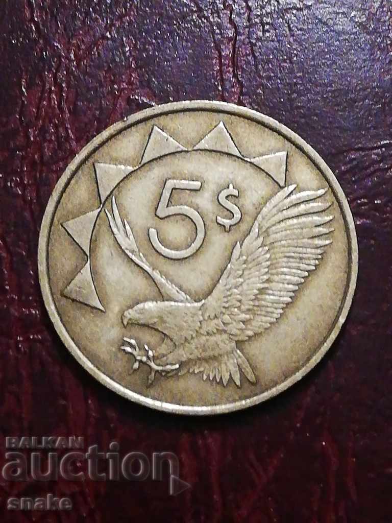 Намибия 5 долара 1993г.