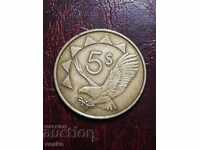 Namibia 5 dolari 1993