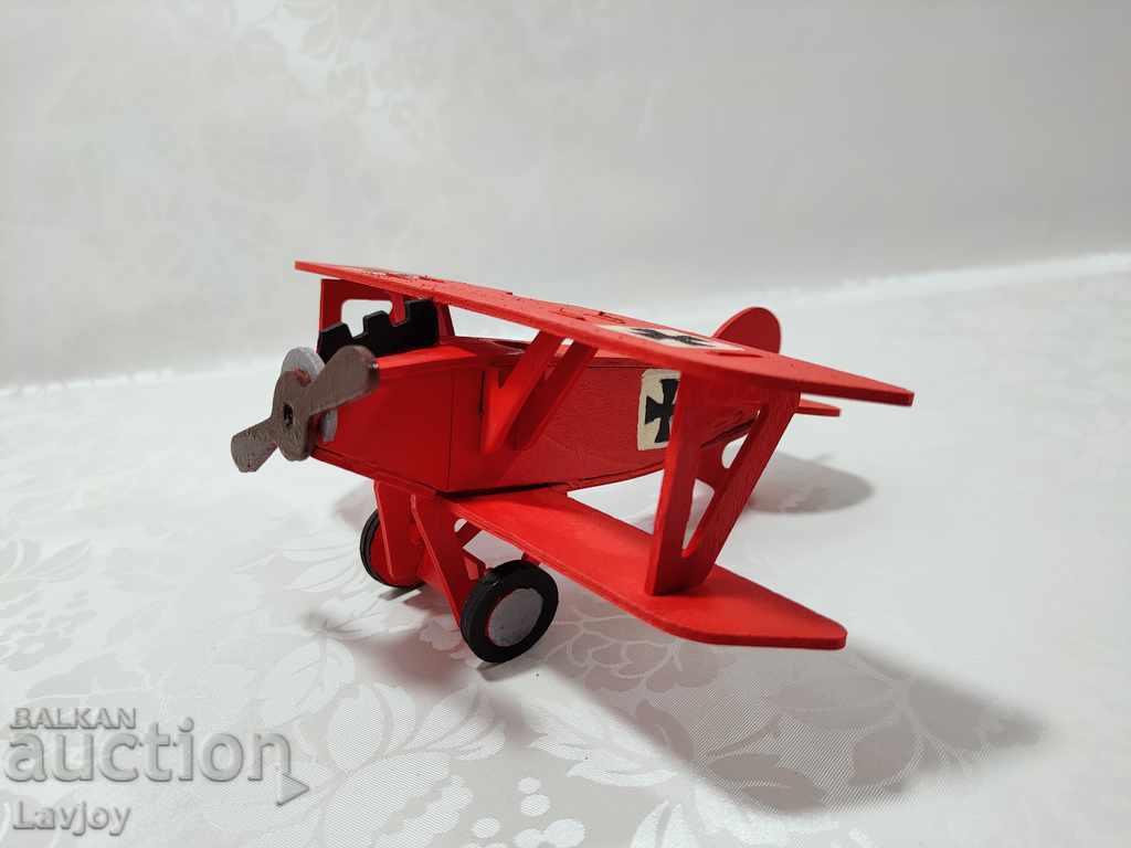 Ξύλινο παιχνίδι αεροπλάνο από τον Πρώτο Παγκόσμιο Πόλεμο - 6 Ξύλινο παιχνίδι αεροπλάνο από τον Πρώτο Παγκόσμιο Πόλεμο - 6