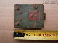 buton dintr-o cutie de lemn pentru muniție Schwarzlose MG08 WW1 WWI