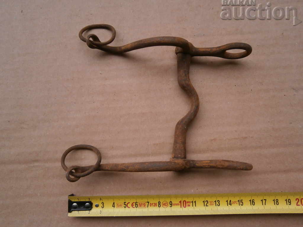 Hand-forged horse bridle wrought iron from antiquity with price 41.00 BGN | € 20.96