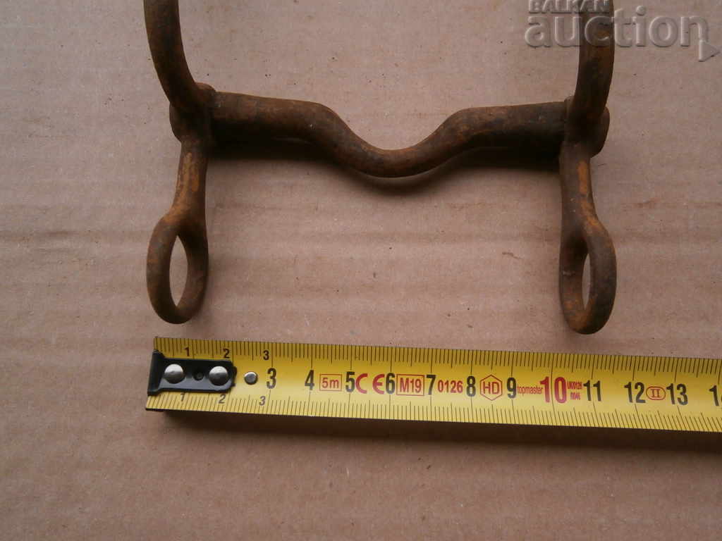 Auction  Hand-forged horse bridle wrought iron from antiquity
