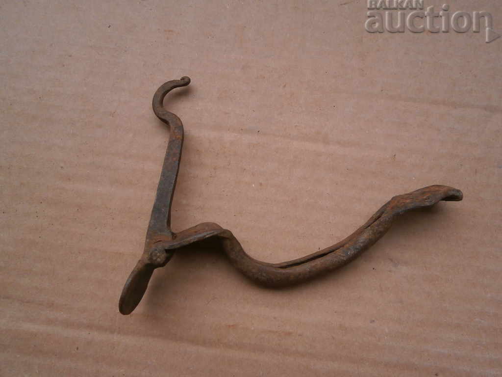 An old wrought-iron latch, a lock, a latch for the old gate - 6 An old wrought-iron latch, a lock, a latch for the old gate - 6