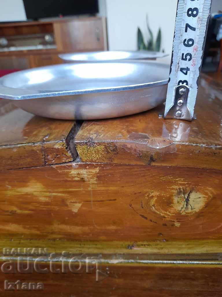 Auction Old aluminum plate, plates, bowls Auction Old aluminum plate, plates, bowls