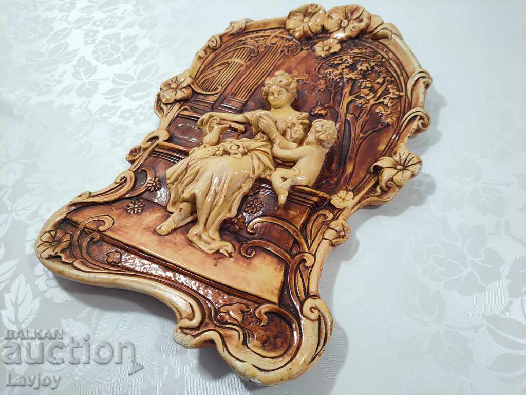 Delivery of Antique scene plaster wall panel Delivery of Antique scene plaster wall panel