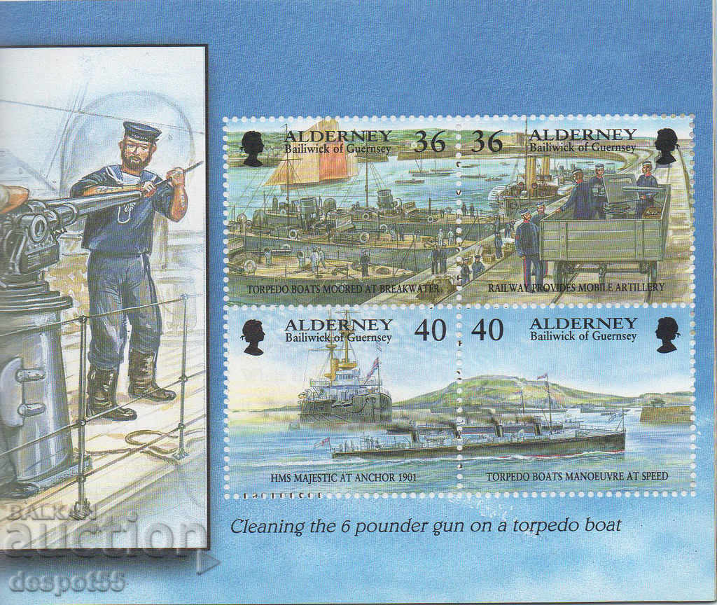 Auction 2001. Alderney. Alderney's historical events. Carnet. Auction 2001. Alderney. Alderney's historical events. Carnet.