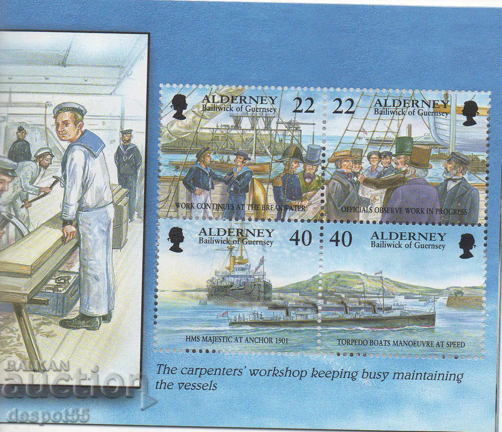 Delivery of 2001. Alderney. Alderney's historical events. Carnet. Delivery of 2001. Alderney. Alderney's historical events. Carnet.