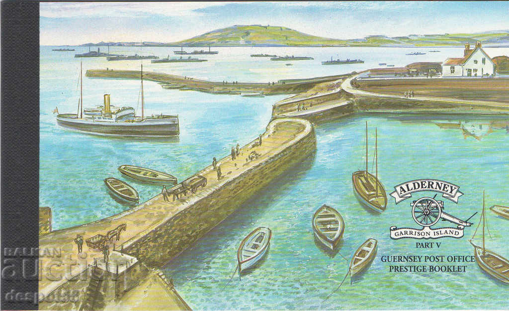 2001. Alderney. Τα ιστορικά γεγονότα του Alderney. Καρνέτο.