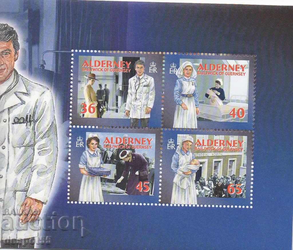 Auction 2002. Alderney. Alderney's social services. Carnet. Auction 2002. Alderney. Alderney's social services. Carnet.