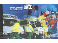 2002. Alderney. Οι κοινωνικές υπηρεσίες του Alderney. Καρνέτο.