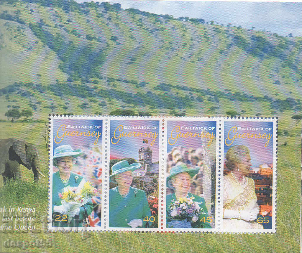 Auction 2002. Alderney. 50 years since the coronation of Elizabeth II. Carnet. Auction 2002. Alderney. 50 years since the coronation of Elizabeth II. Carnet.