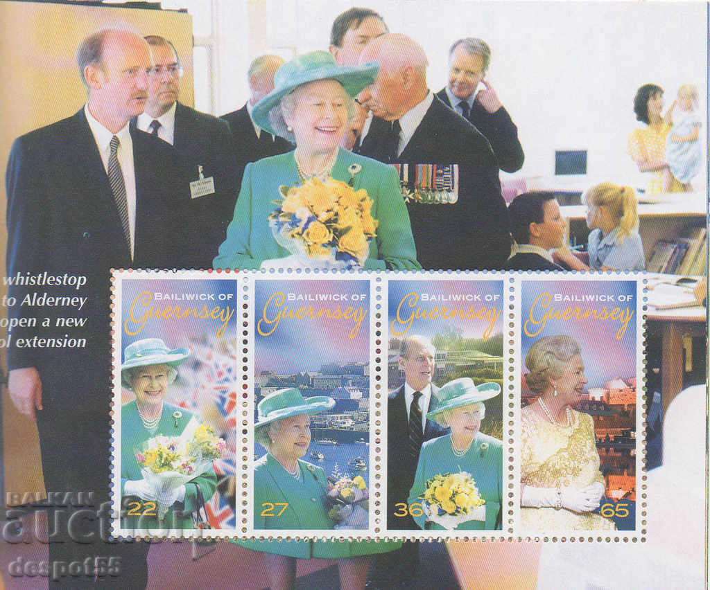 Delivery of 2002. Alderney. 50 years since the coronation of Elizabeth II. Carnet. Delivery of 2002. Alderney. 50 years since the coronation of Elizabeth II. Carnet.