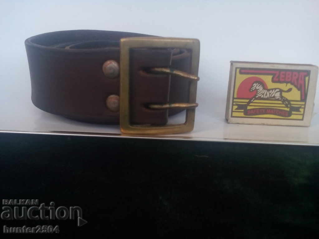 Ζώνη λοχίας, μικρές, μπρούτζινες διπλές καρφίτσες πόρπης Ζώνη λοχίας, μικρές, μπρούτζινες διπλές καρφίτσες πόρπης