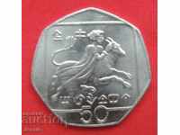 50 Cents 2002 Cyprus MINT
