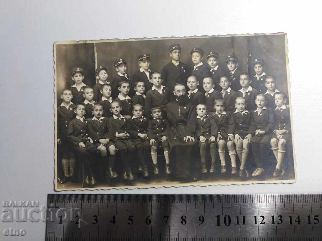 1928-1929 Plovdiv, școală armeană, profesor, armeni, armeană