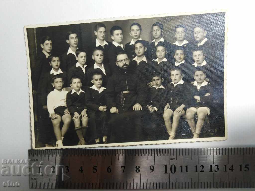 1935-1936 Plovdiv, școală armeană, profesor, armeni, armeană